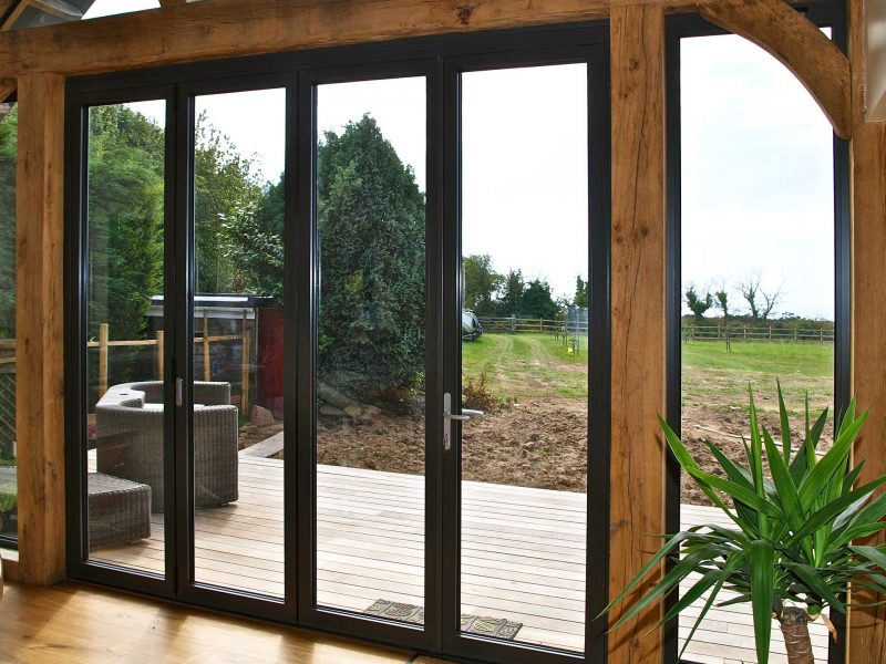 aluminium clad doors Central Scotland