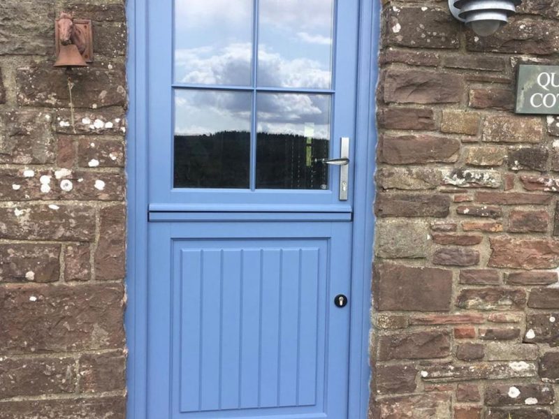 timber front doors price Glasgow