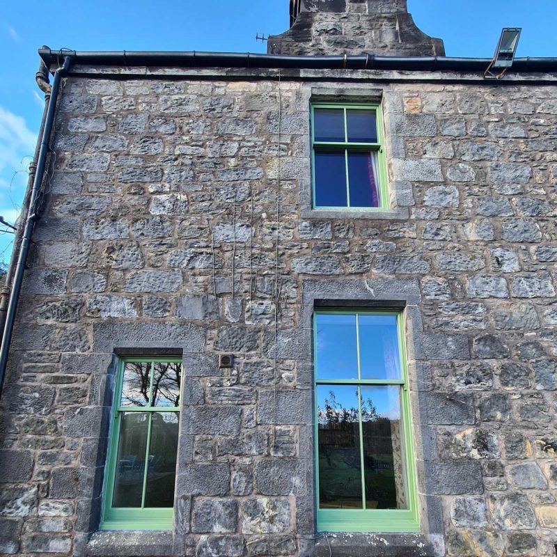 Chartwell Green bespoke timber sliding sash windows