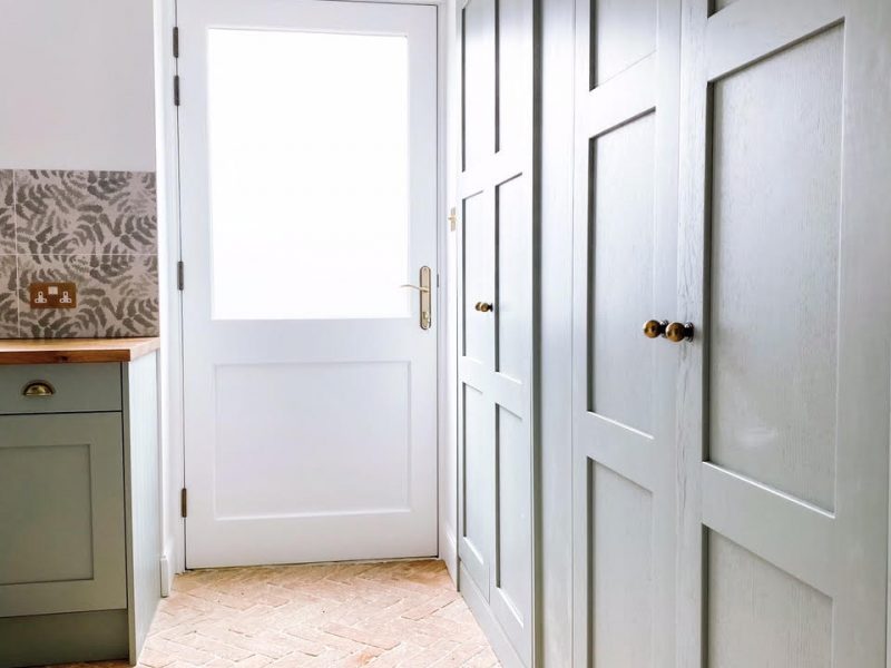 timber front doors price Central Scotland