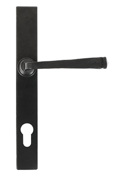 black avon handle timber french doors