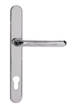 chrome timber french door handle dundee