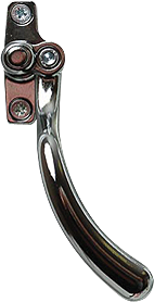 chrome tear drop handle residence windows