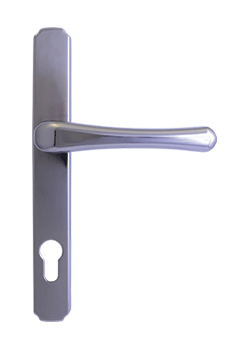 chrome heritage handle timber french doors