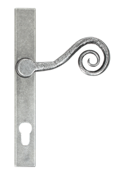 pewter monkey tail handle timber french doors stirling