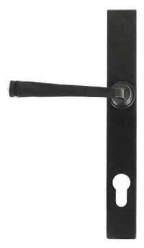 black aluminium french modern door handle