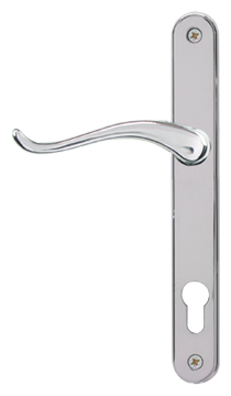 french door swan lever