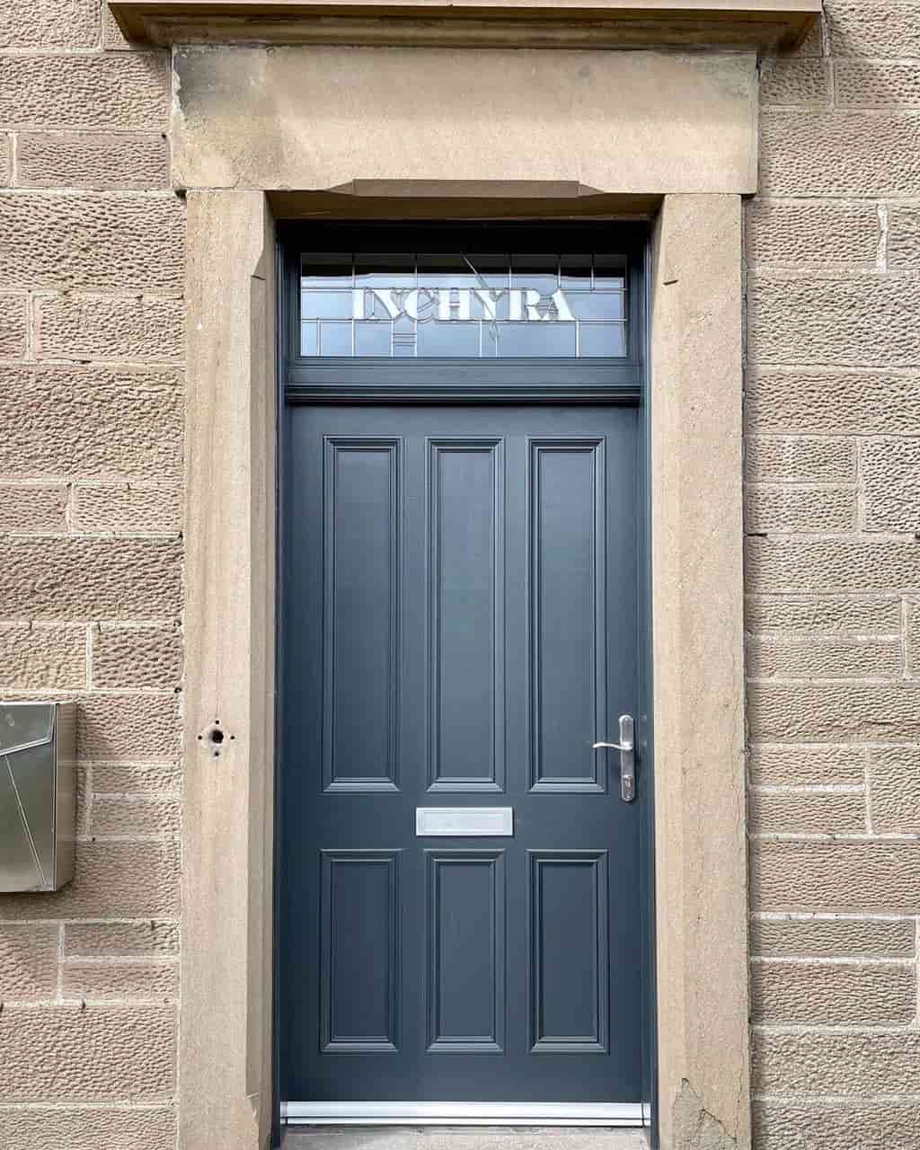 secure timber doors with multi-point locking systems and robust frames