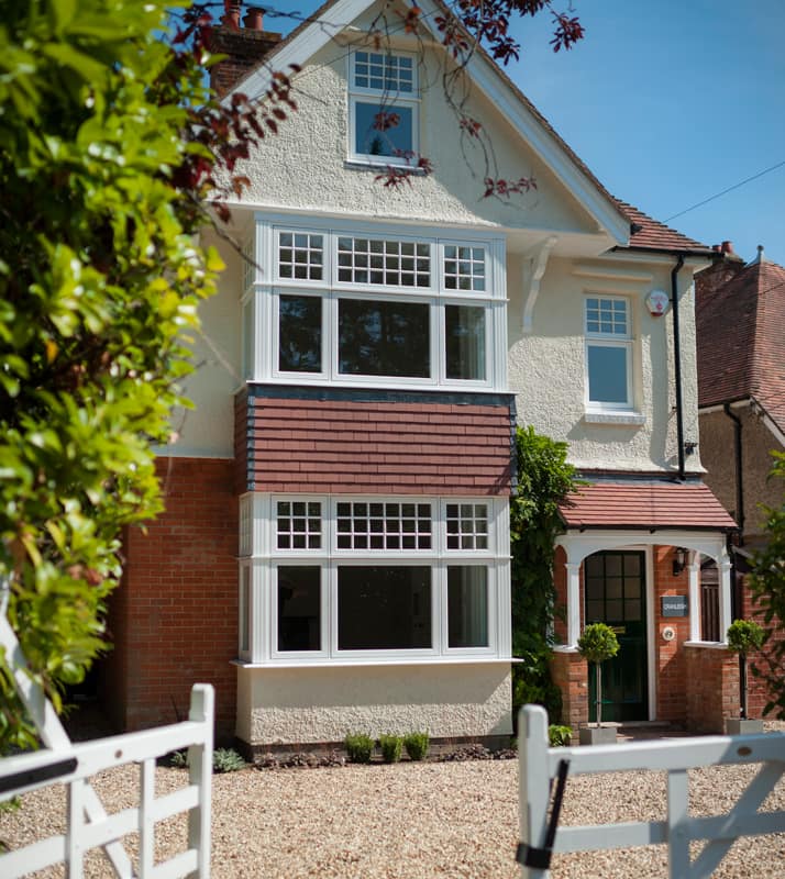 home exterior in Aberdeen with timber alternative door installed